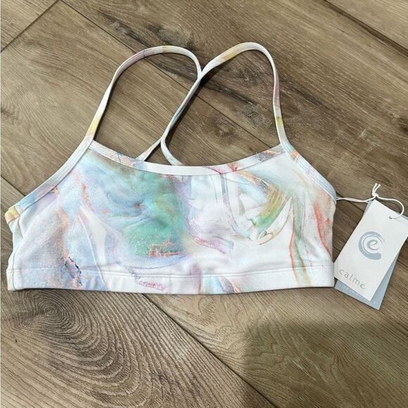 Johnny Was Calme Endurance Cross Back Sports Bra - Picture 2 of 5